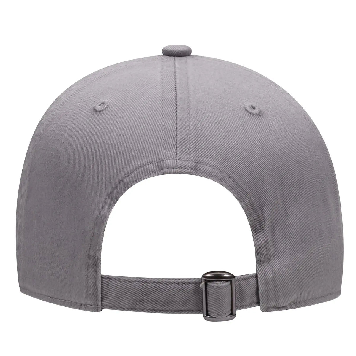 Otto 18-1225 6 Panel Low Profile Dad Cap - Gray - 7 3/8’’ - 5/8’’