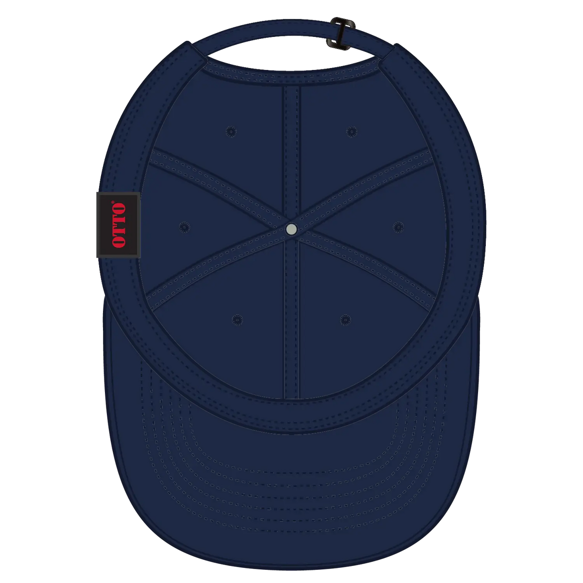 Otto 18-1225 6 Panel Low Profile Dad Cap - Navy - 7 3/8’’ - 5/8’’