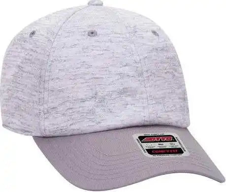 Otto 18-1231 Comfy Fit 6 Panel Low Profile Baseball Cap - Gray Heather - one Size Fits Most