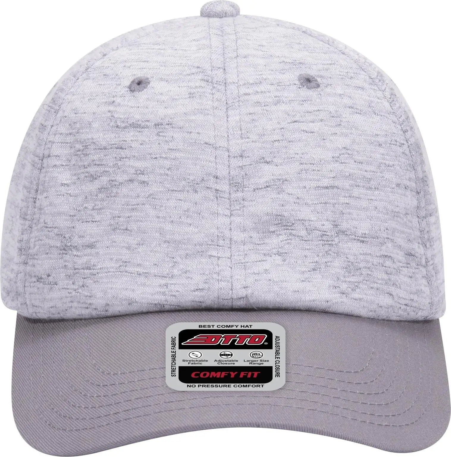 Otto 18-1231 ?Otto Comfy Fit’ 6 Panel Low Profile Baseball Cap - Gry/h. Gry - 1/2’’ - 7 5/8’’
