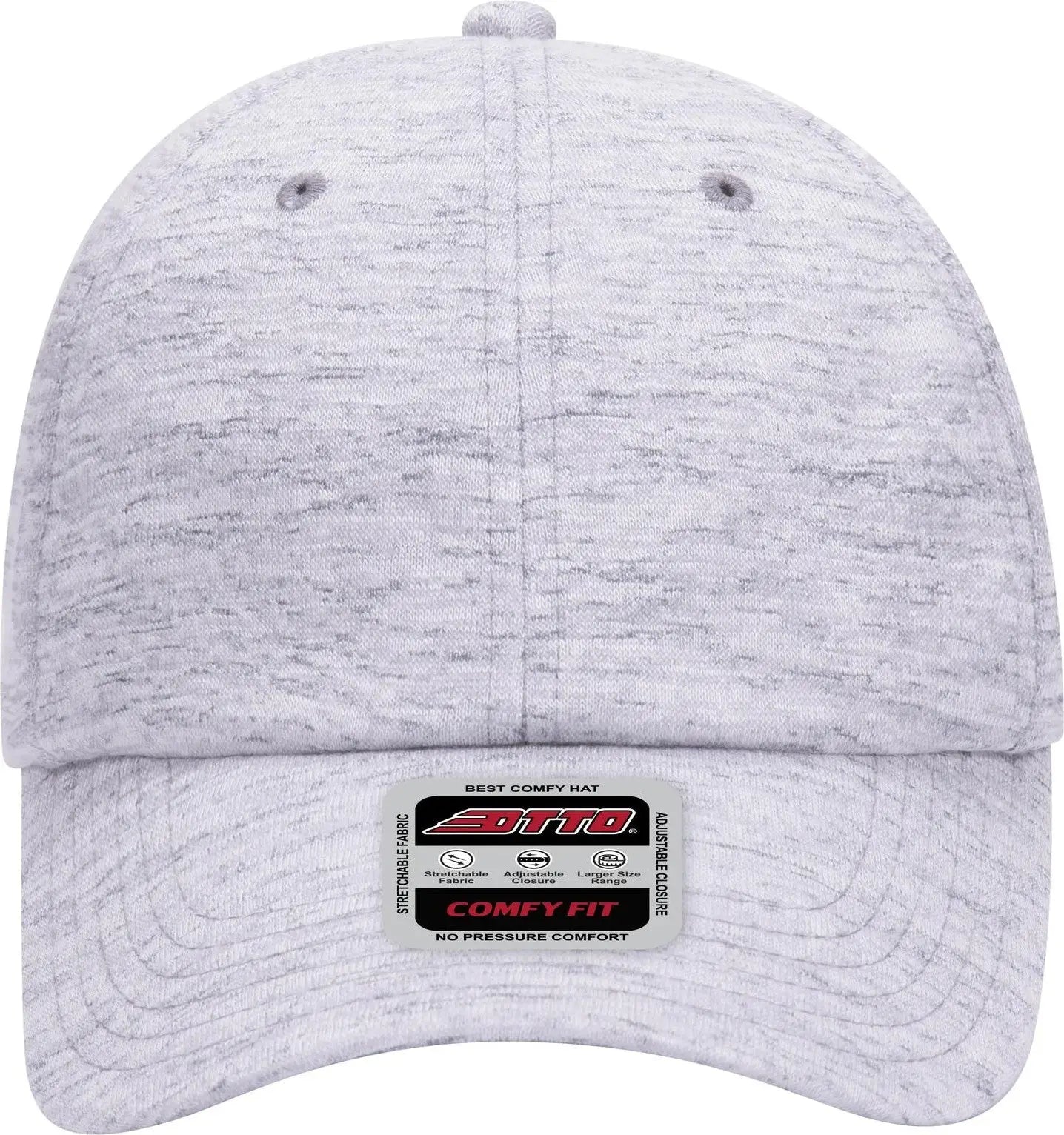 Otto 18-1231 ?Otto Comfy Fit’ 6 Panel Low Profile Baseball Cap - Heath. Gray - 1/2’’ - 7 5/8’’