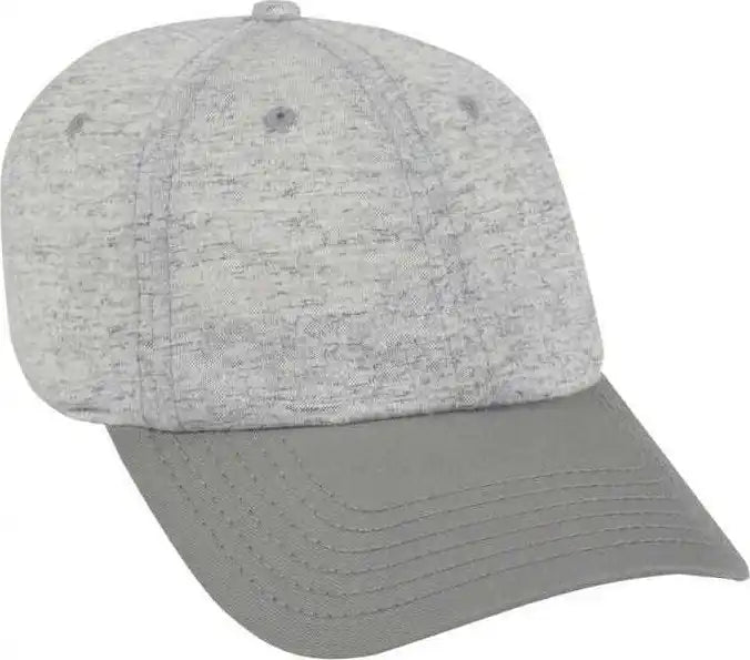 Otto 18-1231a 6 Panel Low Profile Baseball Cap - Gray Heather - one Size Fits Most