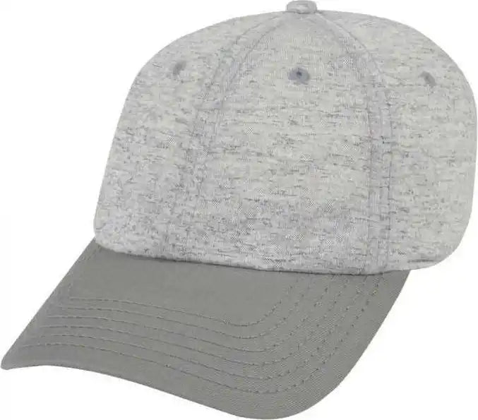 Otto 18-1231a 6 Panel Low Profile Baseball Cap - Gray Heather - one Size Fits Most