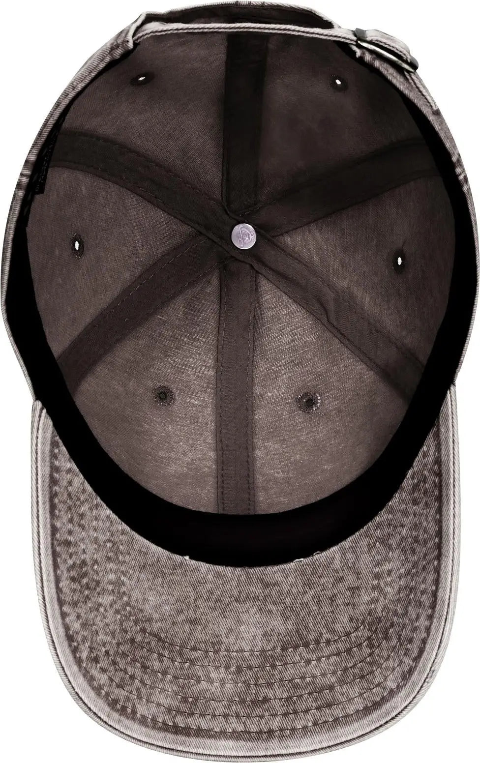 Otto 18-1248 6 Panel Low Profile Dad Cap - Char. Gray - 1/2’’ - 7 5/8’’