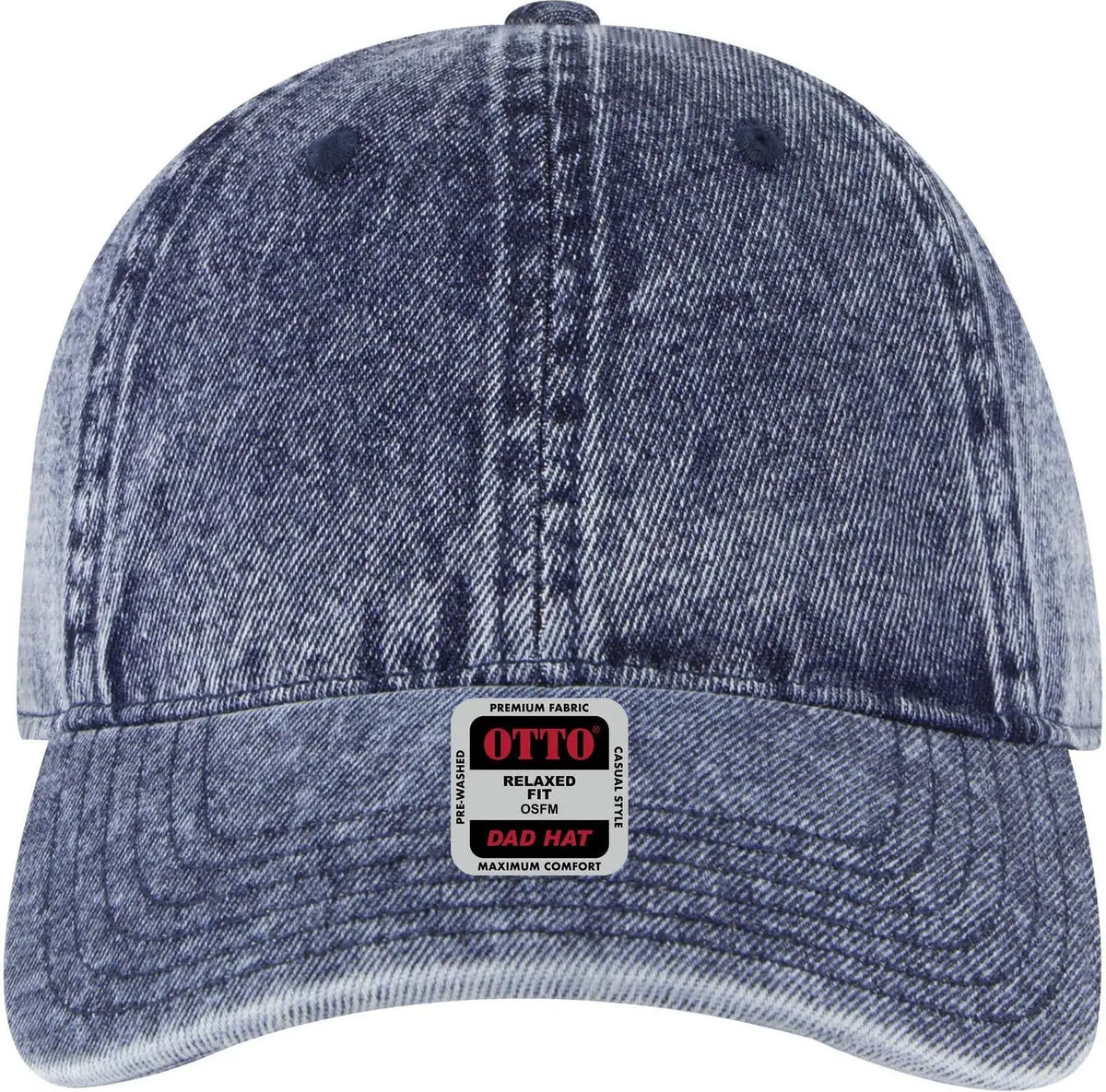 Otto 18-1248 6 Panel Low Profile Dad Cap - Deep Navy - 1/2’’ - 7 5/8’’