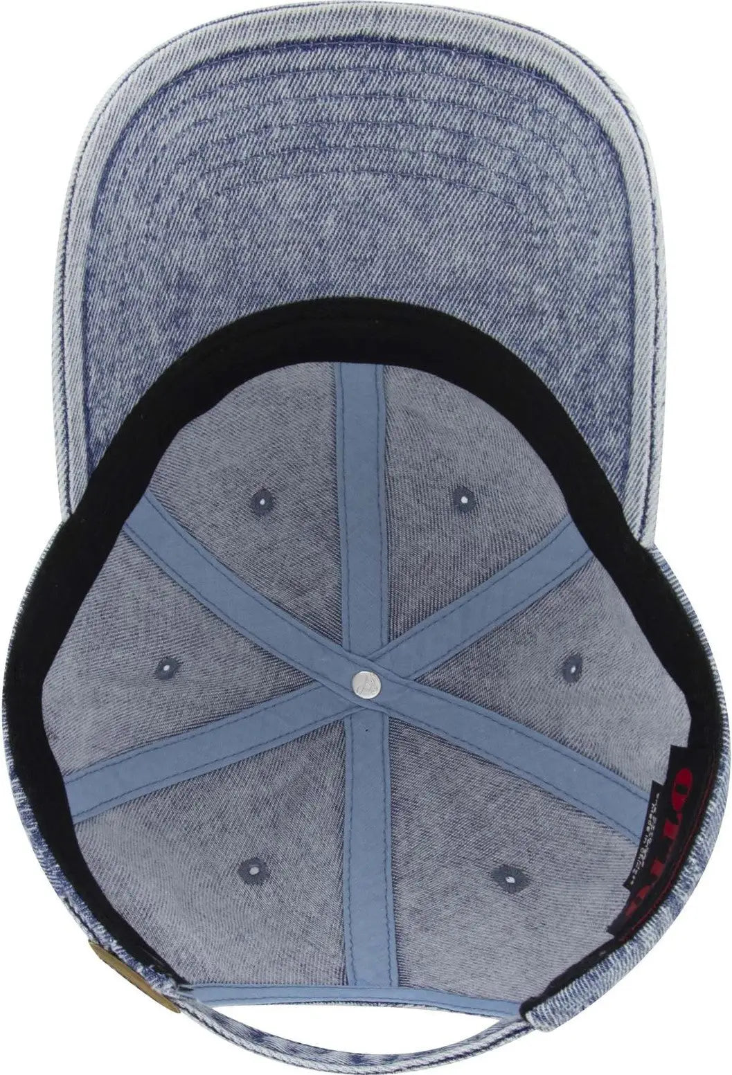 Otto 18-1248 6 Panel Low Profile Dad Cap - Lt. Blue - 1/2’’ - 7 5/8’’