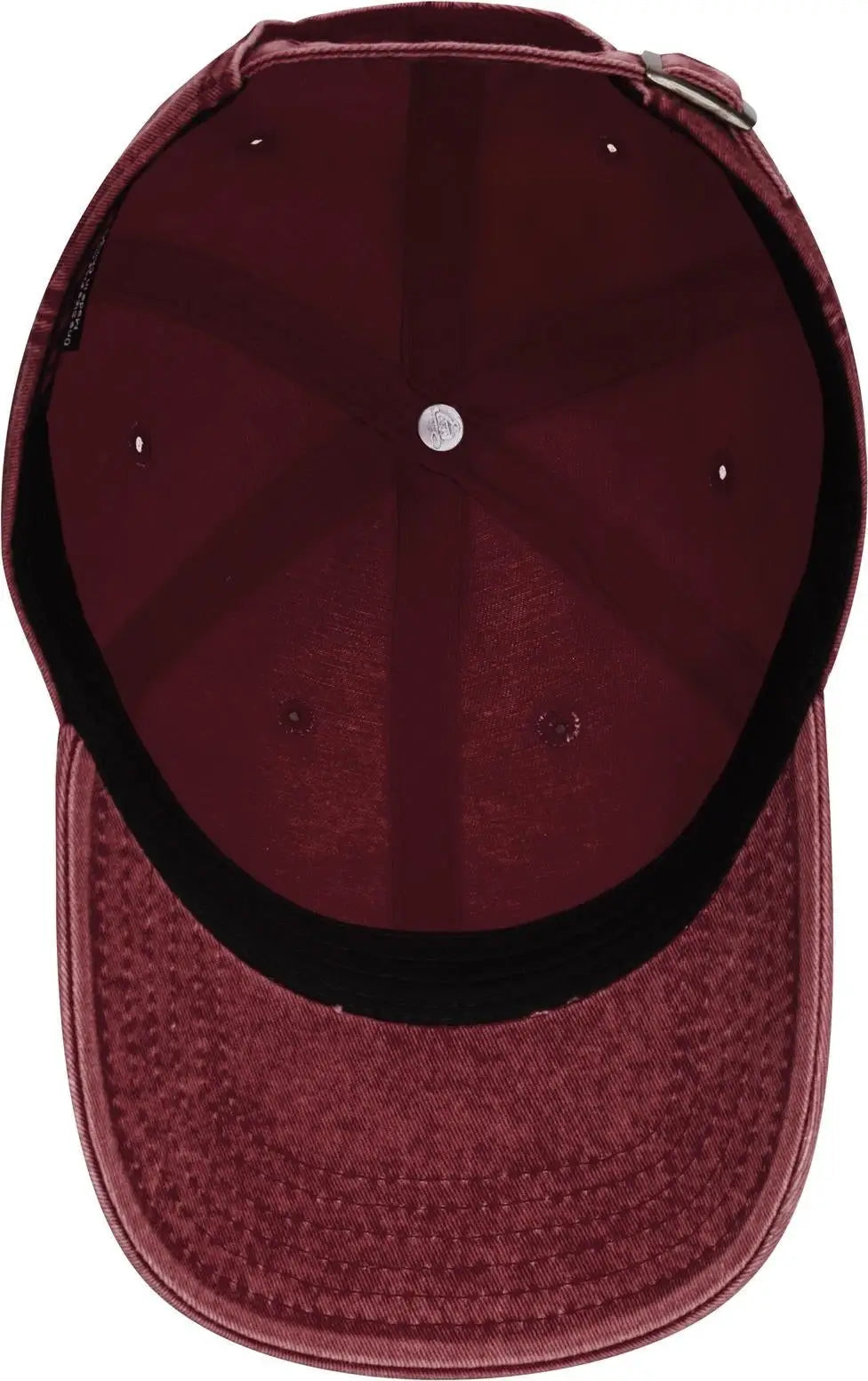 Otto 18-1248 6 Panel Low Profile Dad Cap - Maroon - 1/2’’ - 7 5/8’’