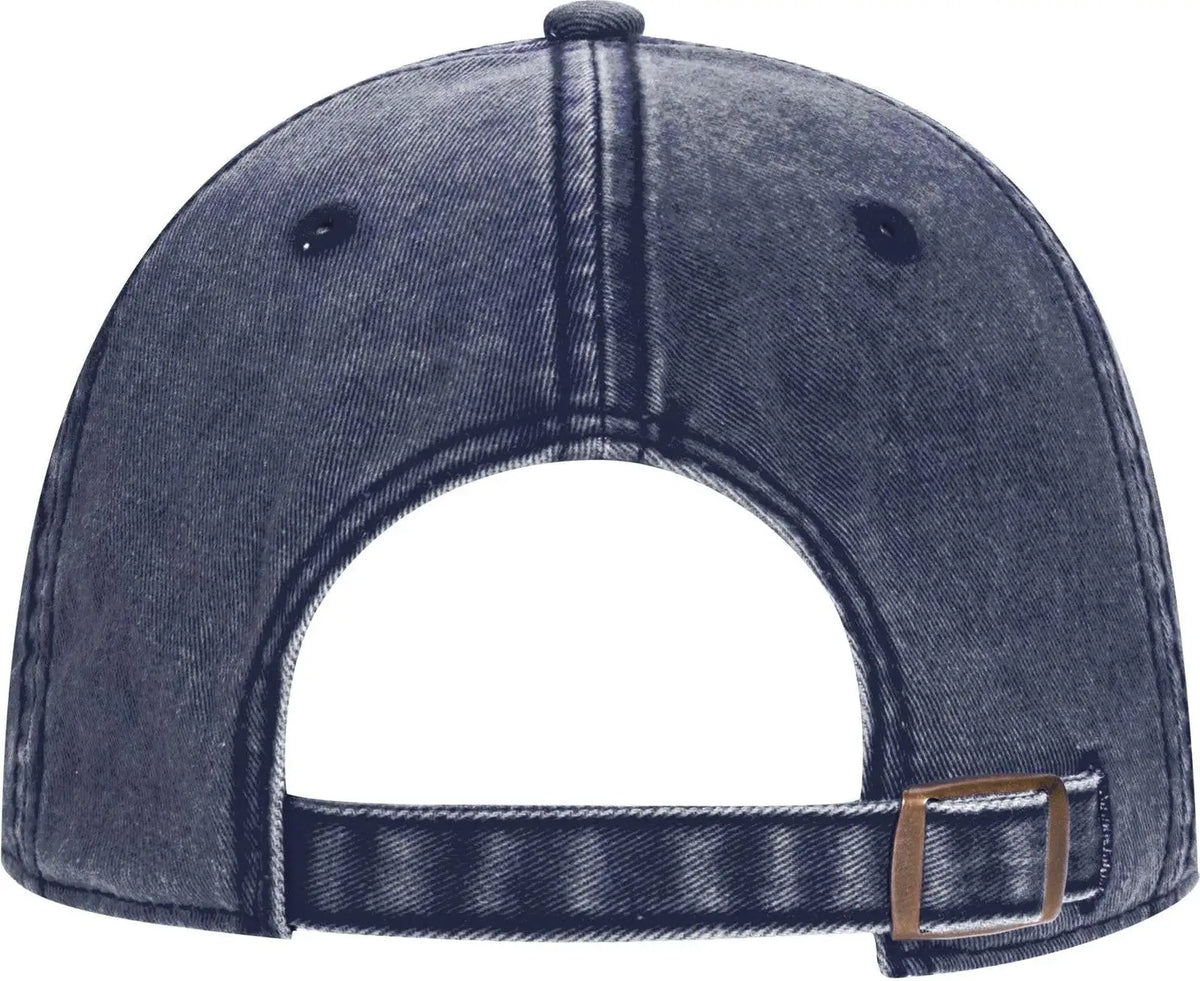 Otto 18-1248 6 Panel Low Profile Dad Cap - Navy - 1/2’’ - 7 5/8’’