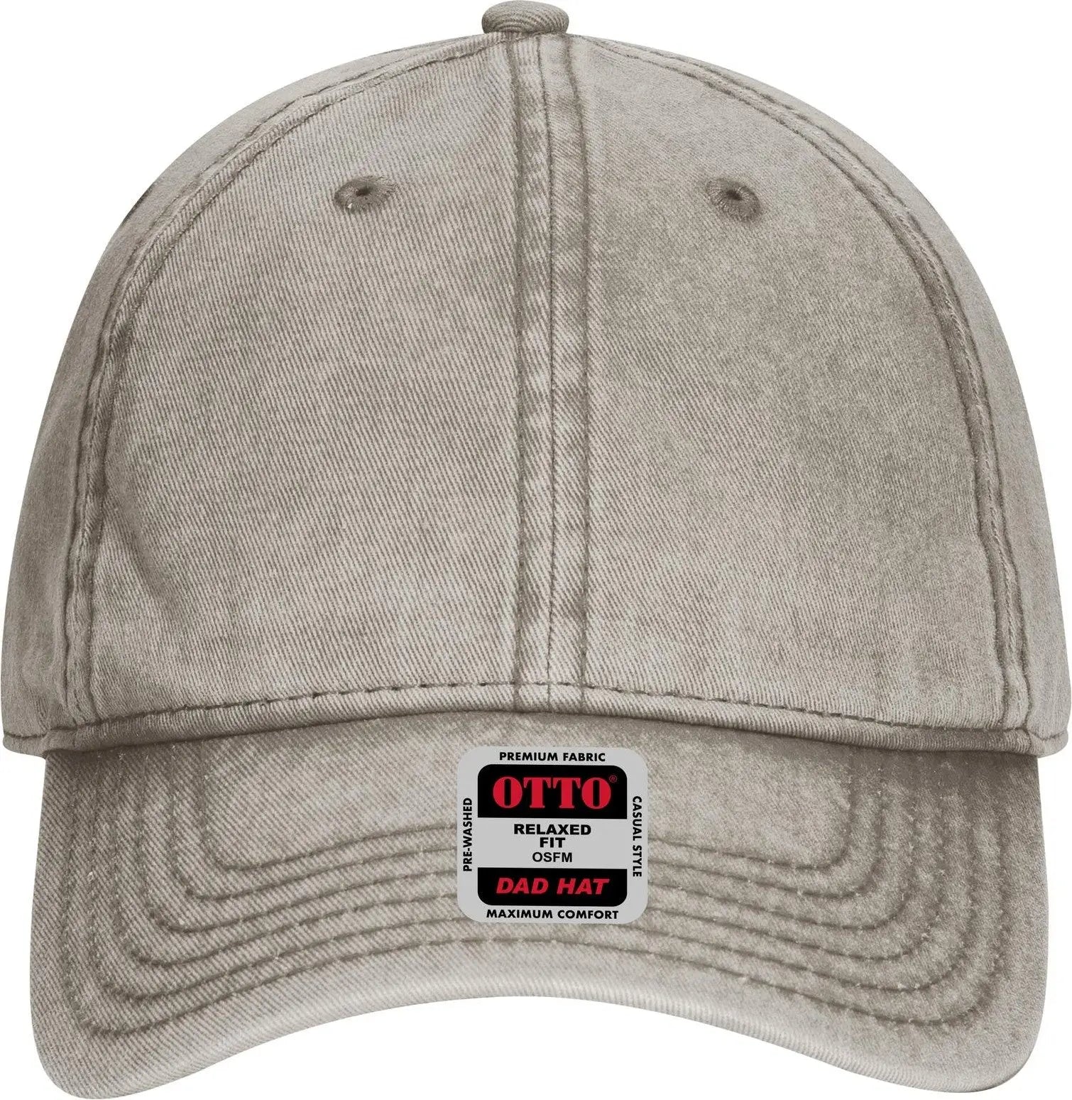 Otto 18-1248 6 Panel Low Profile Dad Cap - Ol. Green - 1/2’’ - 7 5/8’’