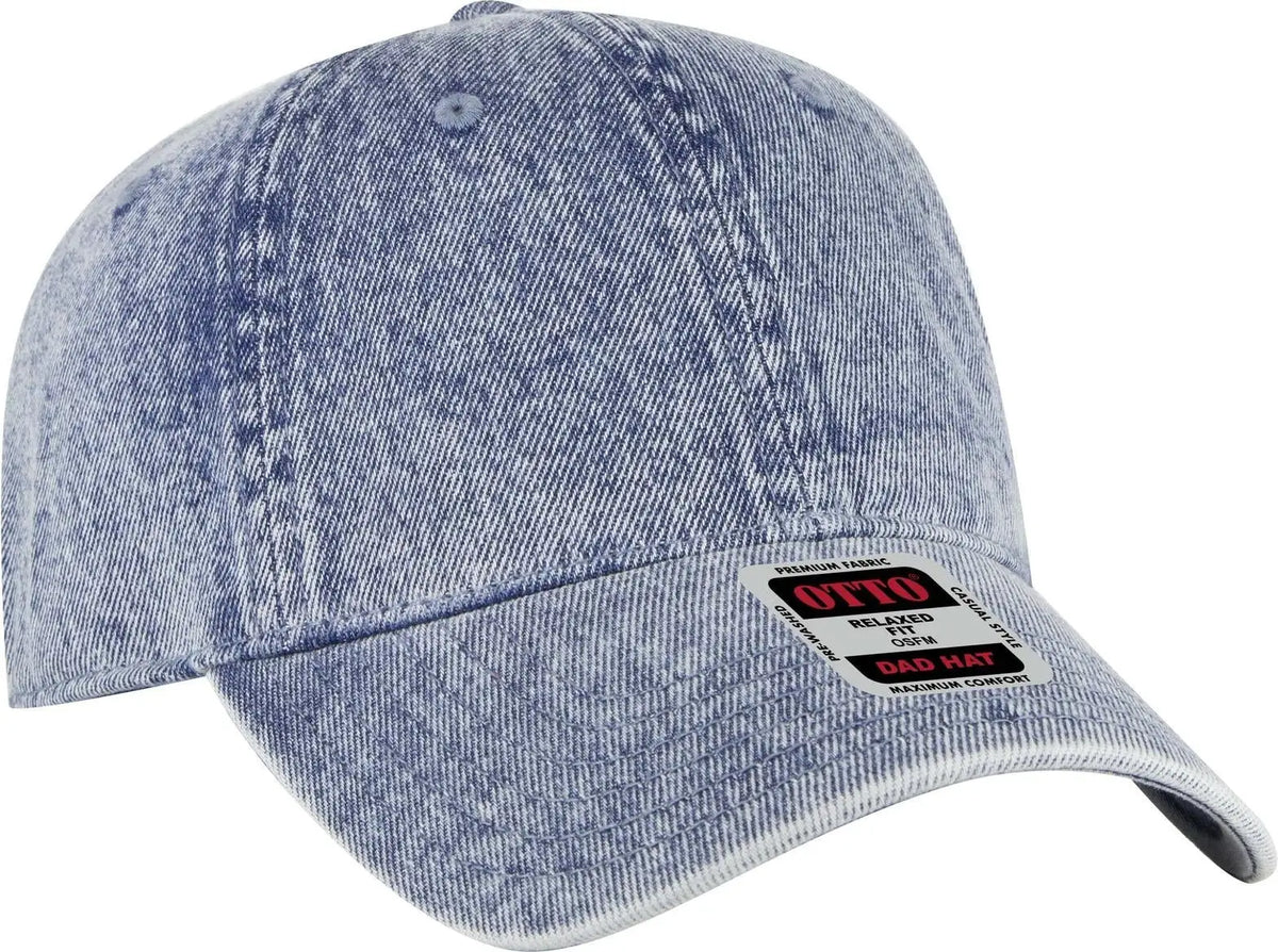 Otto 18-1249 6 Panel Low Profile Dad Cap - Lt. Blue - 1/2’’ - 7 5/8’’