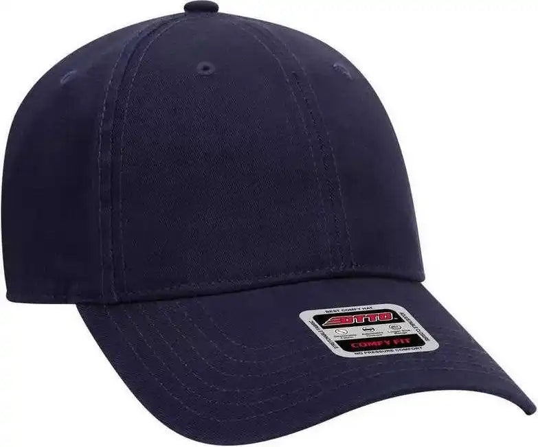 Otto 18-1282 Comfy Fit 6 Panel Low Profile Dad Hat - Navy - one Size Fits Most