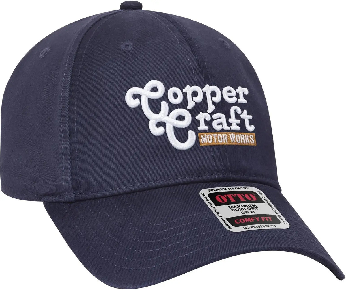 Otto 18-1282 ?Otto Comfy Fit’ 6 Panel Low Profile Dad Cap - Navy - 1/2’’ - 7 5/8’’
