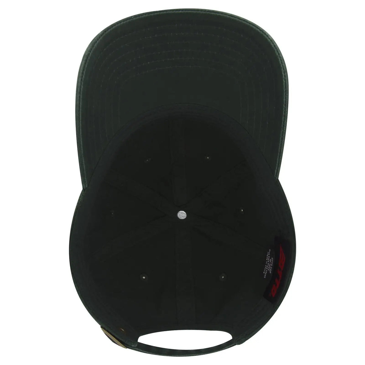 Otto 18-1322 6 Panel Low Profile Dad Cap - Dk. Green - 7 3/8’’ - 5/8’’