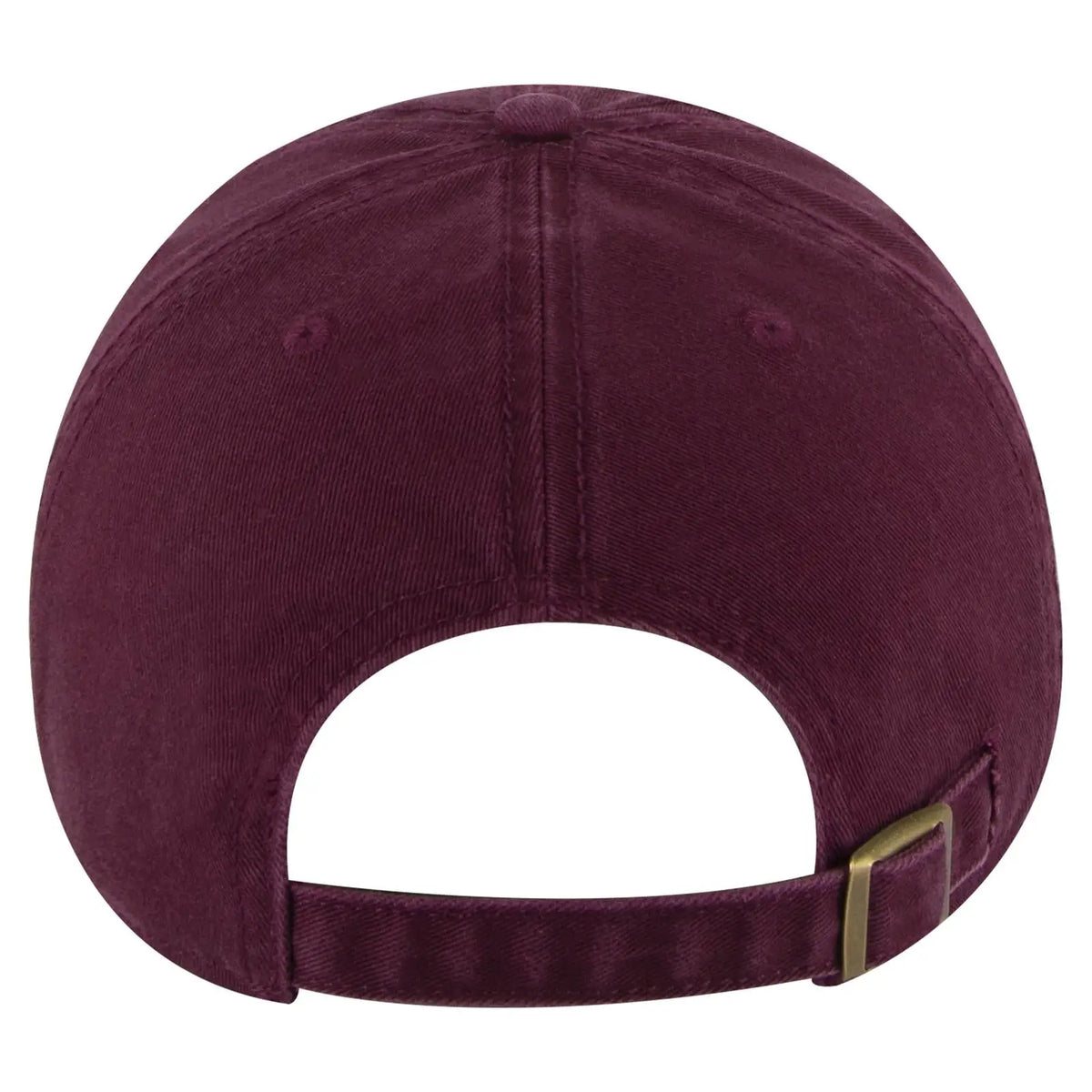 Otto 18-1322 6 Panel Low Profile Dad Cap - Maroon - 7 3/8’’ - 5/8’’