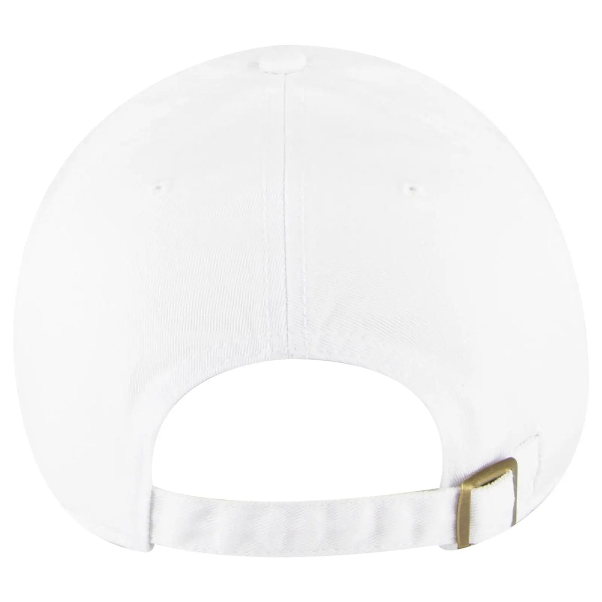 Otto 18-1322 6 Panel Low Profile Dad Cap - White - 7 3/8’’ - 5/8’’