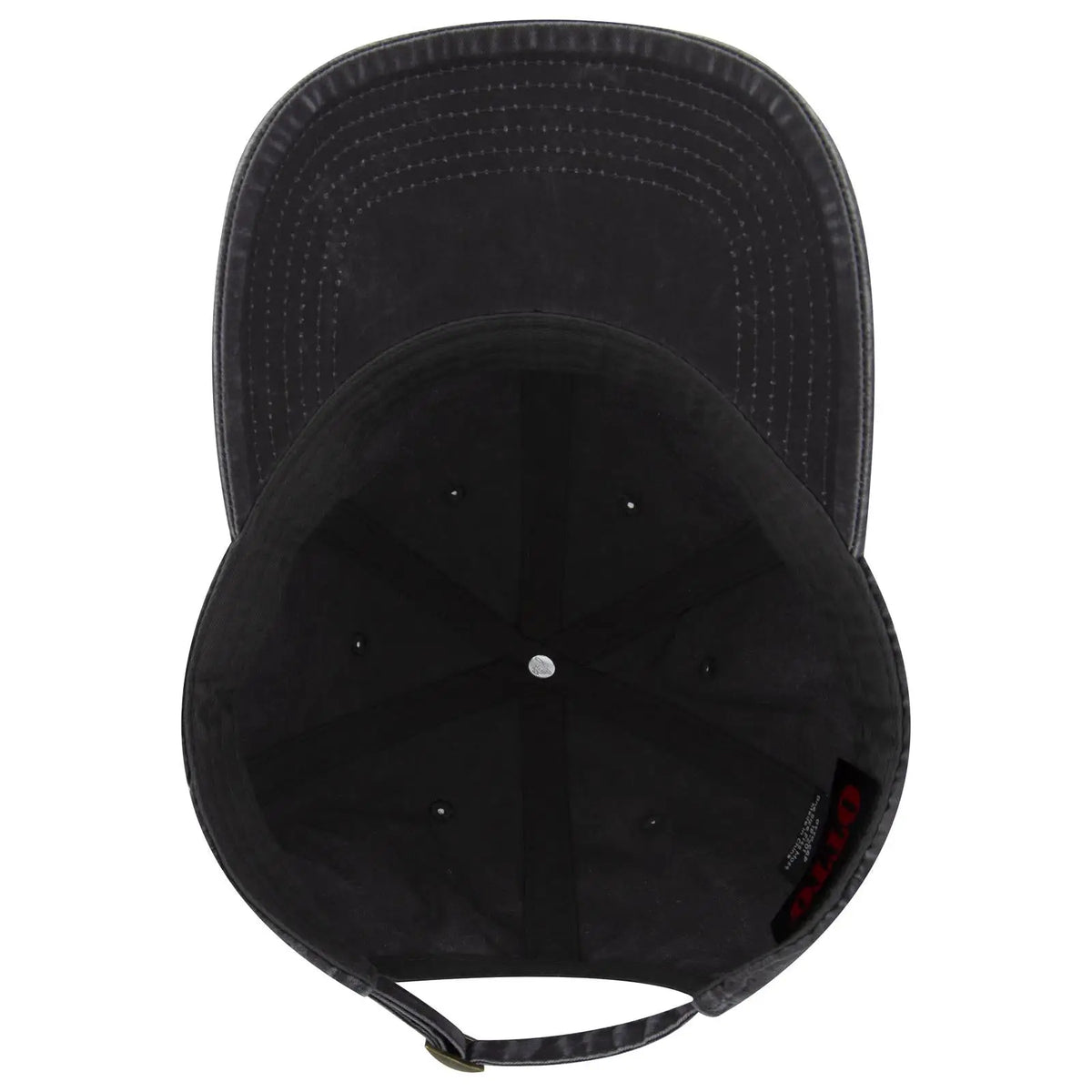 Otto 18-201 6 Panel Low Profile Dad Cap - Char. Gray - 7 3/8’’ - 5/8’’