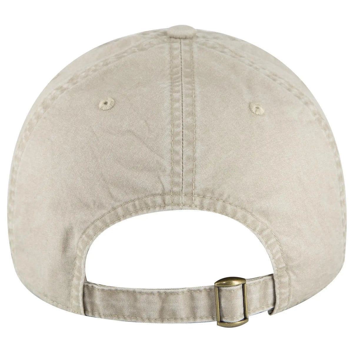 Otto 18-201 6 Panel Low Profile Dad Cap - Khaki - 7 3/8’’ - 5/8’’