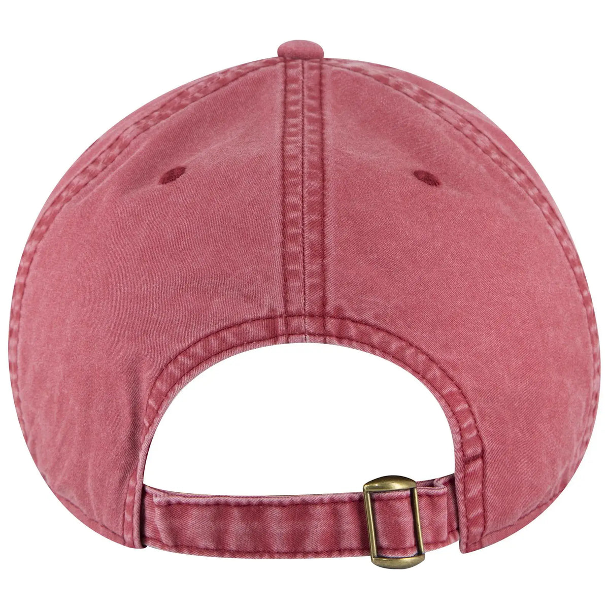 Otto 18-201 6 Panel Low Profile Dad Cap - Red - 7 3/8’’ - 5/8’’