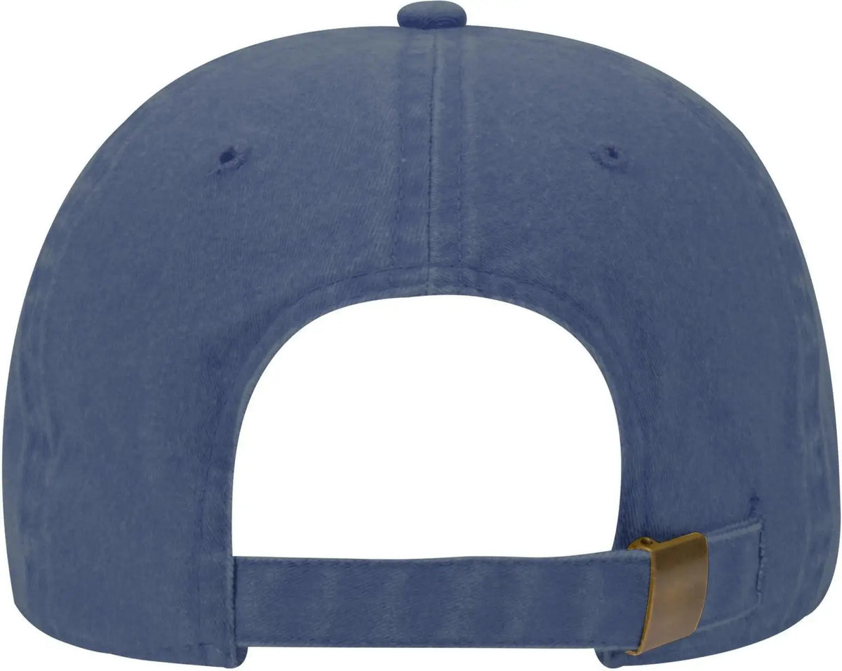 Otto 18-202 6 Panel Low Profile Dad Cap - Navy - 1/2’’ - 7 5/8’’