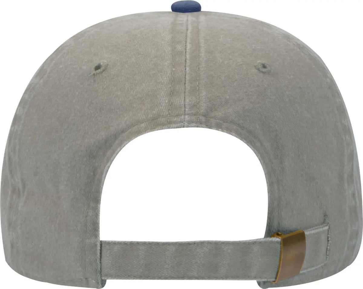 Otto 18-202 6 Panel Low Profile Dad Cap - Nvy/gry - 1/2’’ - 7 5/8’’