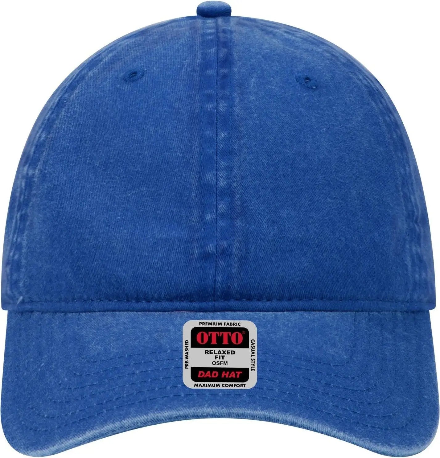 Otto 18-202 6 Panel Low Profile Dad Cap - Royal