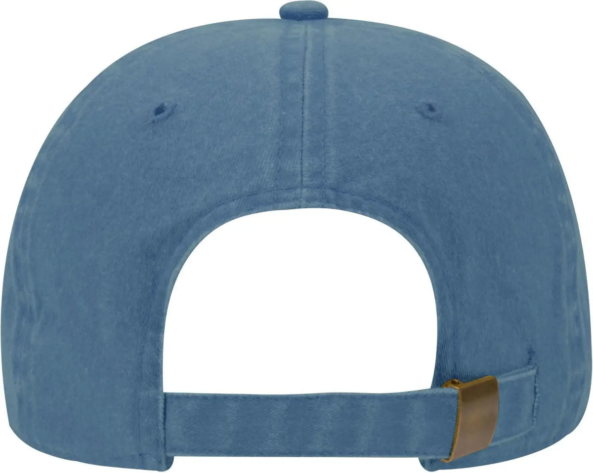 Otto 18-202 6 Panel Low Profile Dad Cap - Sky Blue - 1/2’’ - 7 5/8’’