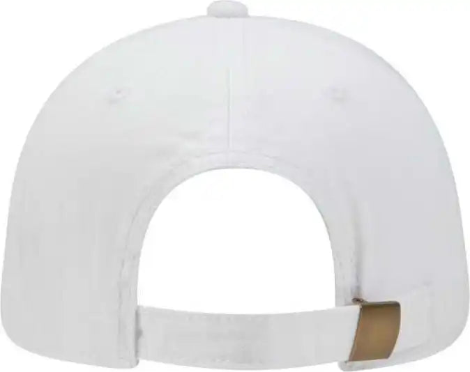 Otto 18 202 Washed Pigment Dyed Cotton Twill Low Profile Pro Style Unstructured Soft Crown Cap White / one Size Fits