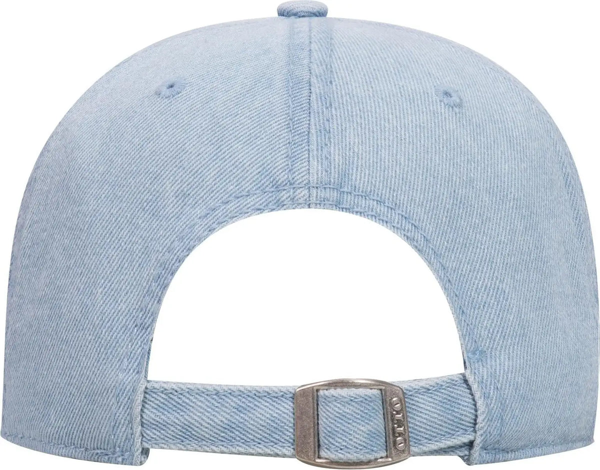 Otto 18-204 6 Panel Low Profile Dad Cap - Lt. Blue - 1/2’’ - 7 5/8’’
