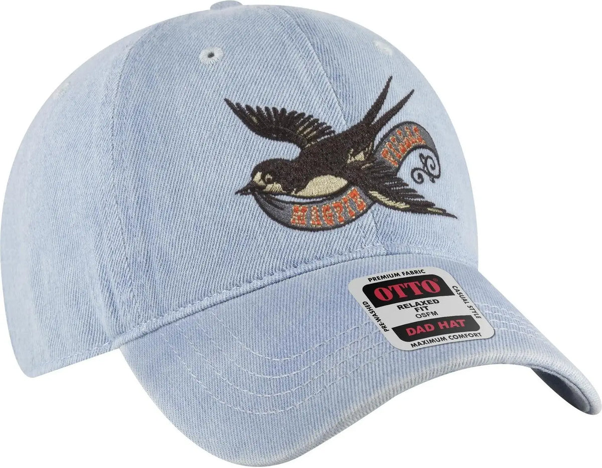 Otto 18-204 6 Panel Low Profile Dad Cap - Navy - 1/2’’ - 7 5/8’’