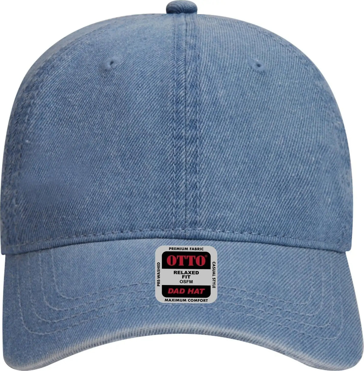 Otto 18-204 6 Panel Low Profile Dad Cap - Navy - 1/2’’ - 7 5/8’’