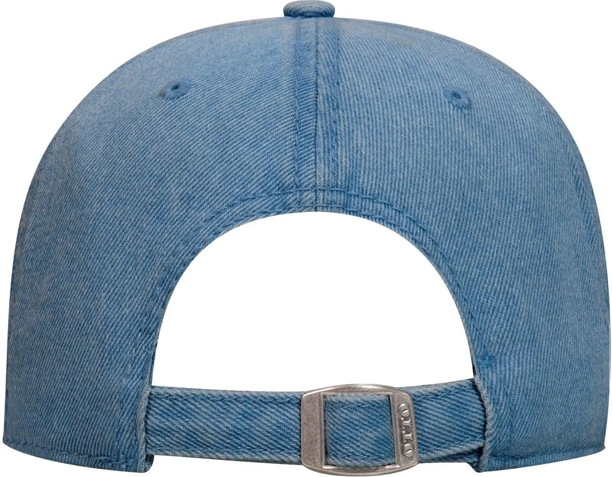 Otto 18-204 6 Panel Low Profile Dad Cap - Navy - 1/2’’ - 7 5/8’’