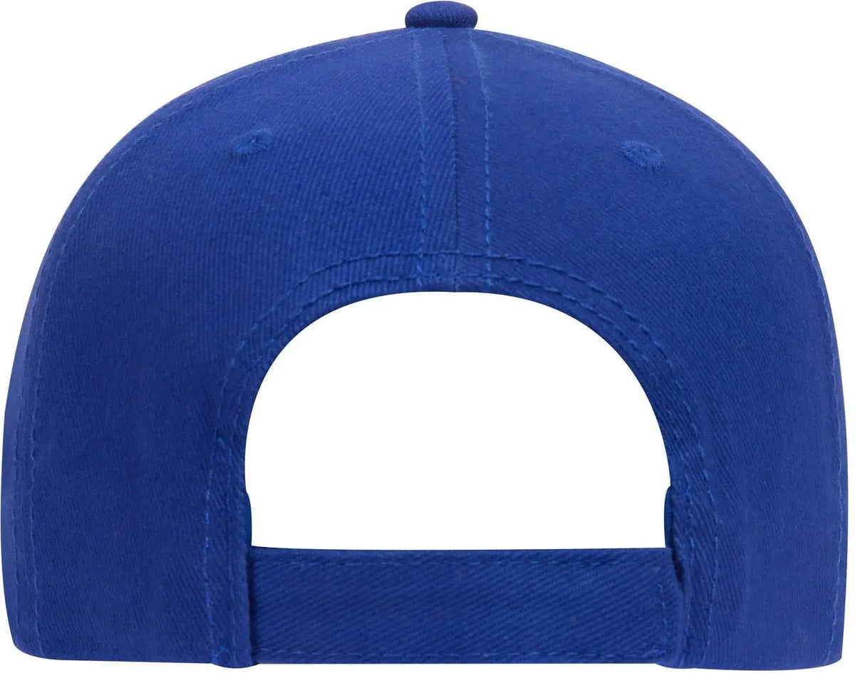 Otto 18-253 6 Panel Low Profile Baseball Cap - Royal - 1/2’’ - 7 5/8’’