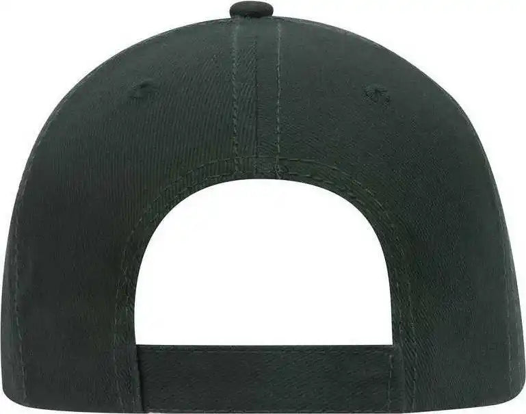 Otto 18-253 Brushed Bull Denim Soft Crown Low Profile Pro Style Cap - Dark Green - Forest / one Size Fits Most