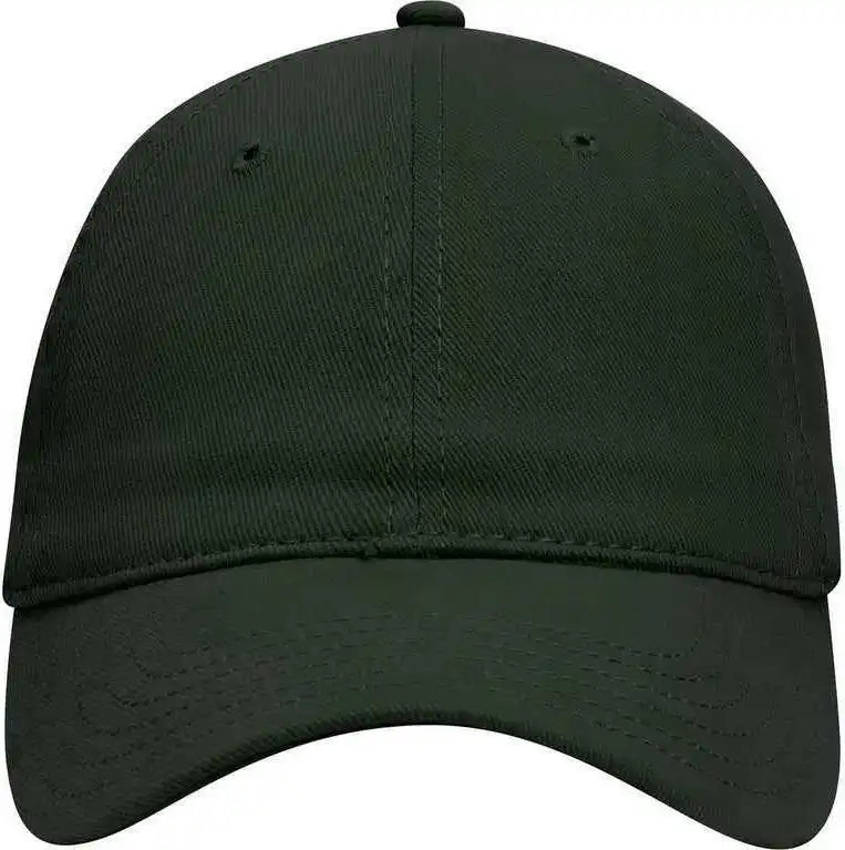 Otto 18-253 Brushed Bull Denim Soft Crown Low Profile Pro Style Cap - Dark Green - Forest / one Size Fits Most
