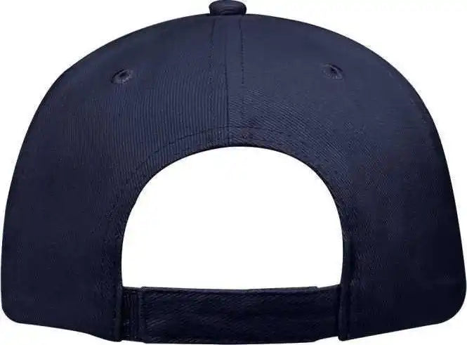 Otto 18-253 Brushed Bull Denim Soft Crown Low Profile Pro Style Cap - Navy - one Size Fits Most