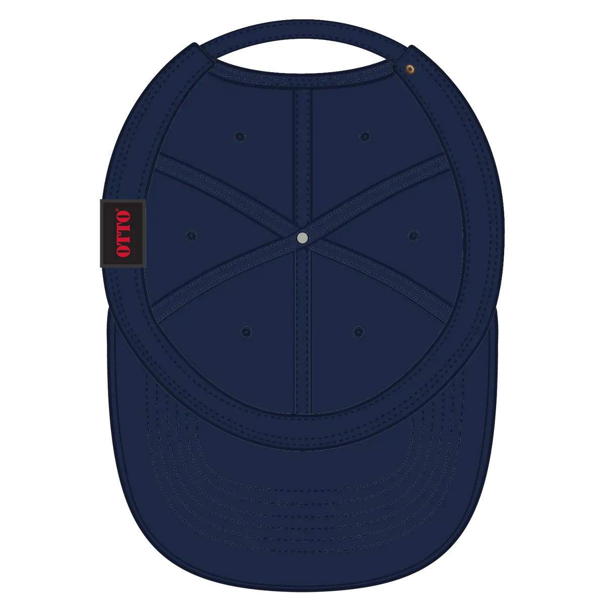Otto 18-3 6 Panel Low Profile Dad Cap - Navy - 7 3/8’’ - 5/8’’