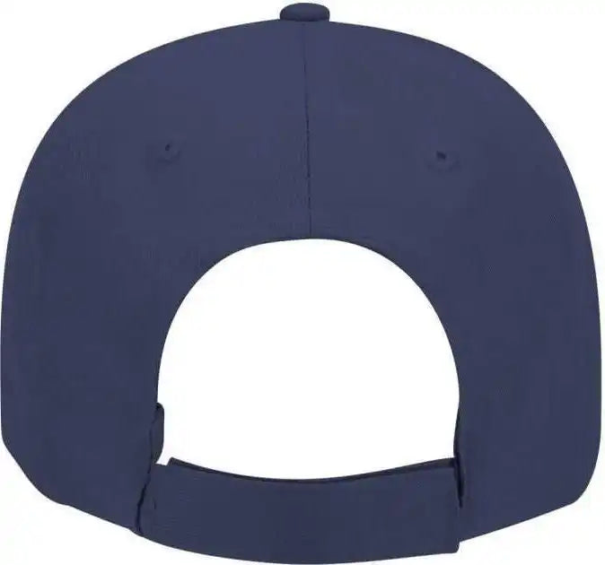 Otto 18-553 Cotton Twill Low Profile Pro Style Cap with Adjustable Hook and Loop - Navy - one Size Fits Most