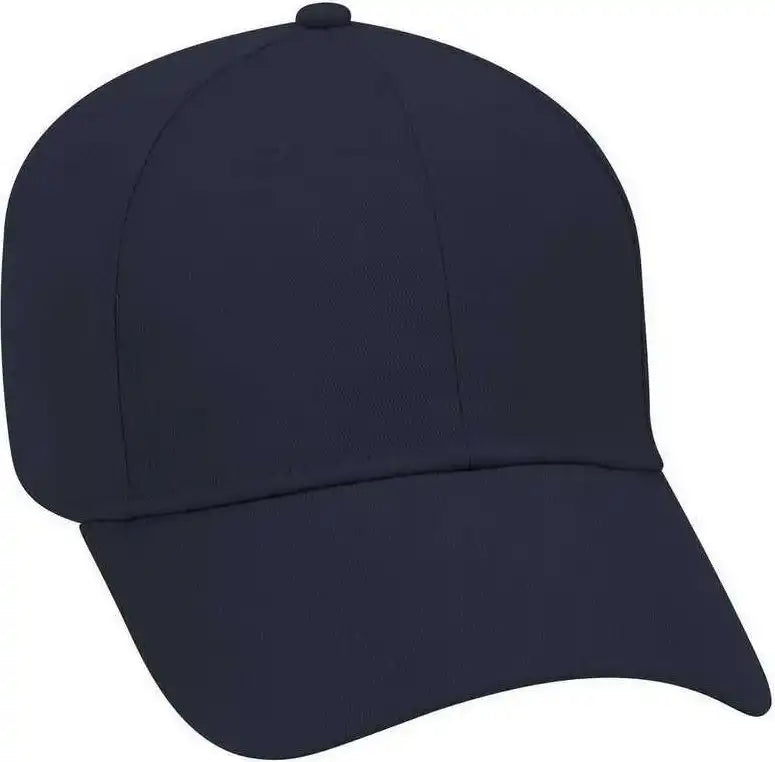 Otto 18-553 Cotton Twill Low Profile Pro Style Cap with Adjustable Hook and Loop - Navy - one Size Fits Most