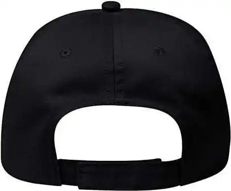 Otto 18 686 6 Panel Low Profile Baseball Cap Black / one Size Fits Most
