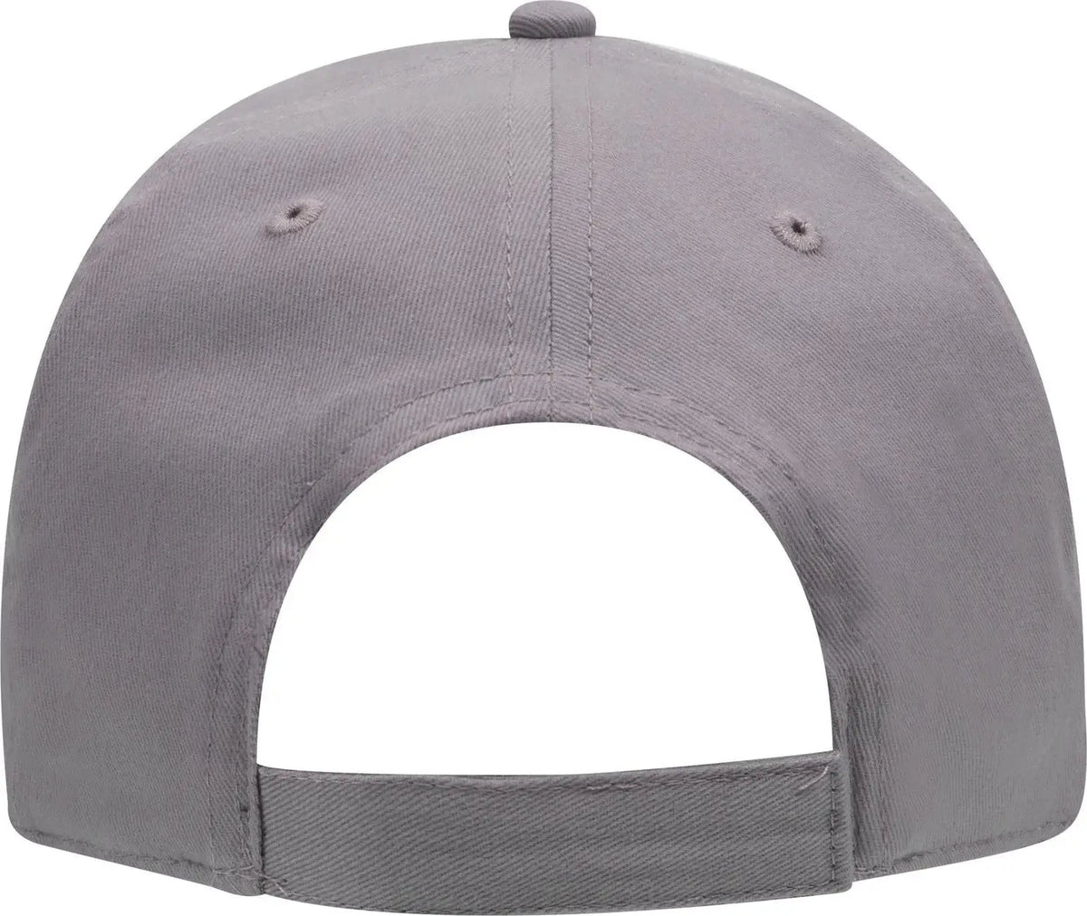 Otto 18-686 6 Panel Low Profile Baseball Cap - Gray - 1/2’’ - 7 5/8’’