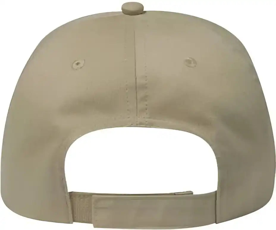 Otto 18-686 6 Panel Low Profile Baseball Cap - Khaki - one Size Fits Most