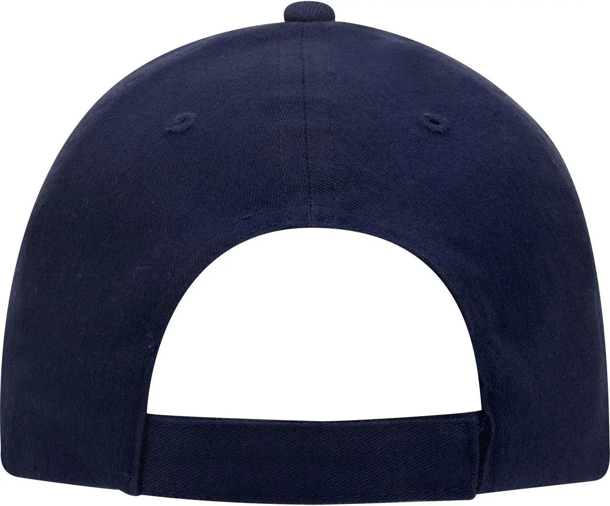 Otto 18-686 6 Panel Low Profile Baseball Cap - Navy - 1/2’’ - 7 5/8’’