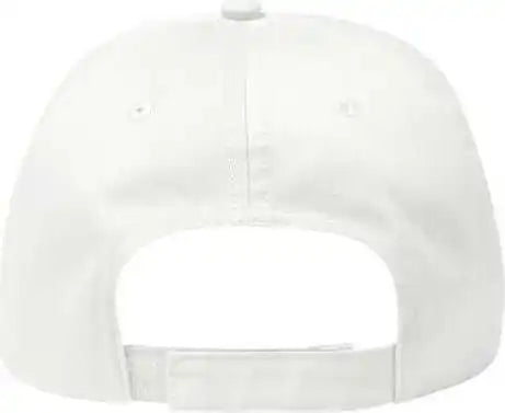 Otto 18-686 6 Panel Low Profile Baseball Cap - White - one Size Fits Most