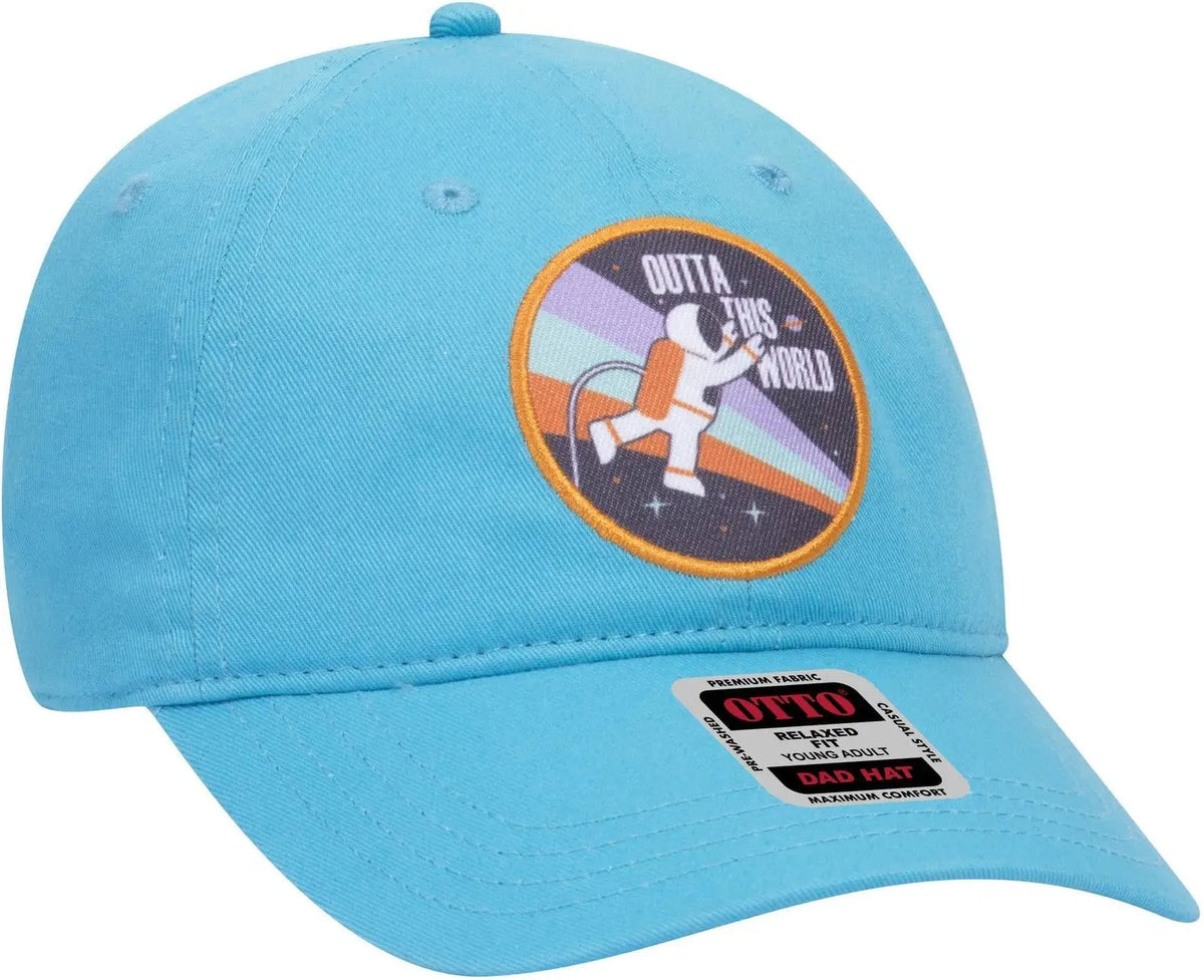 Otto 18-692 6 Panel Low Profile Dad Cap - Aqua