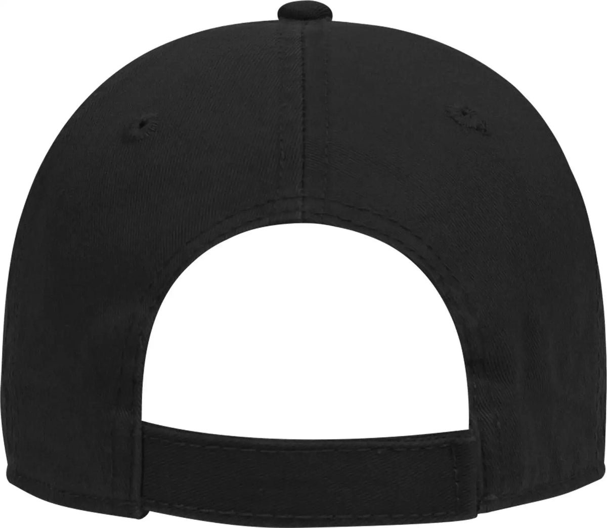 Otto 18-692 6 Panel Low Profile Dad Cap - Black
