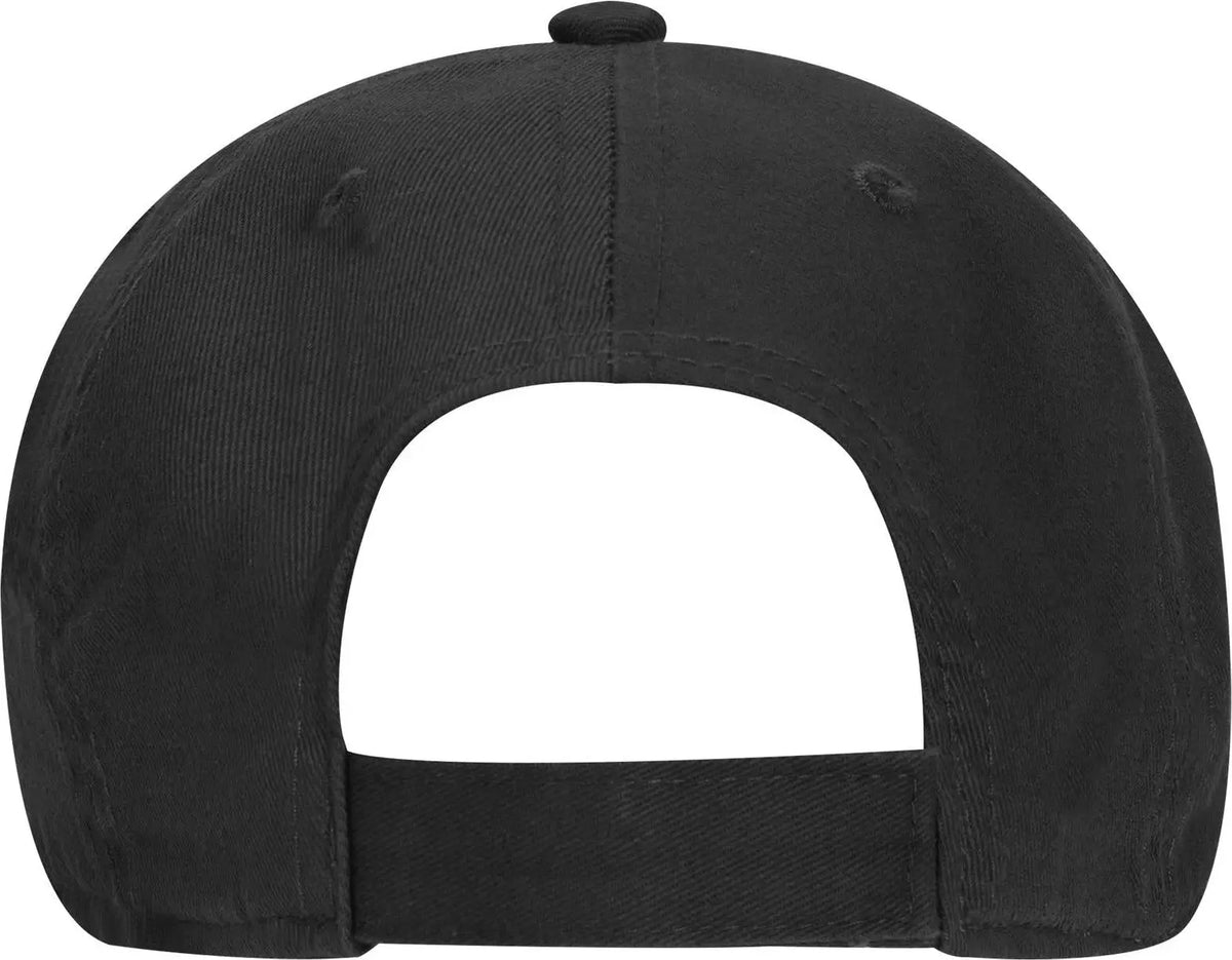 Otto 18-692 6 Panel Low Profile Dad Cap - Black