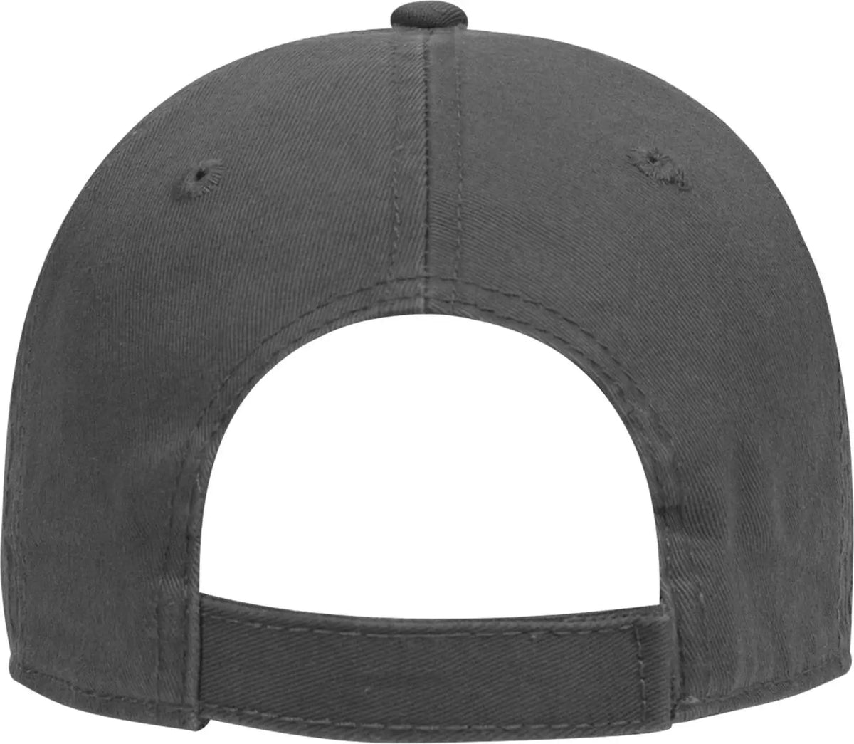 Otto 18-692 6 Panel Low Profile Dad Cap - Char. Gray