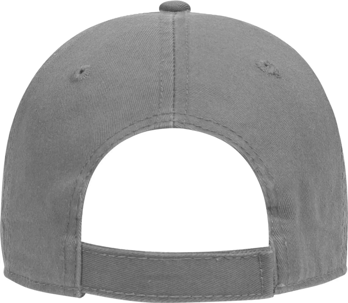 Otto 18-692 6 Panel Low Profile Dad Cap - Gray - 1/2’’ - 7 5/8’’