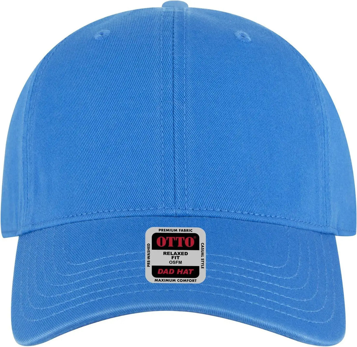 Otto 18-692 6 Panel Low Profile Dad Cap - Lake Blue