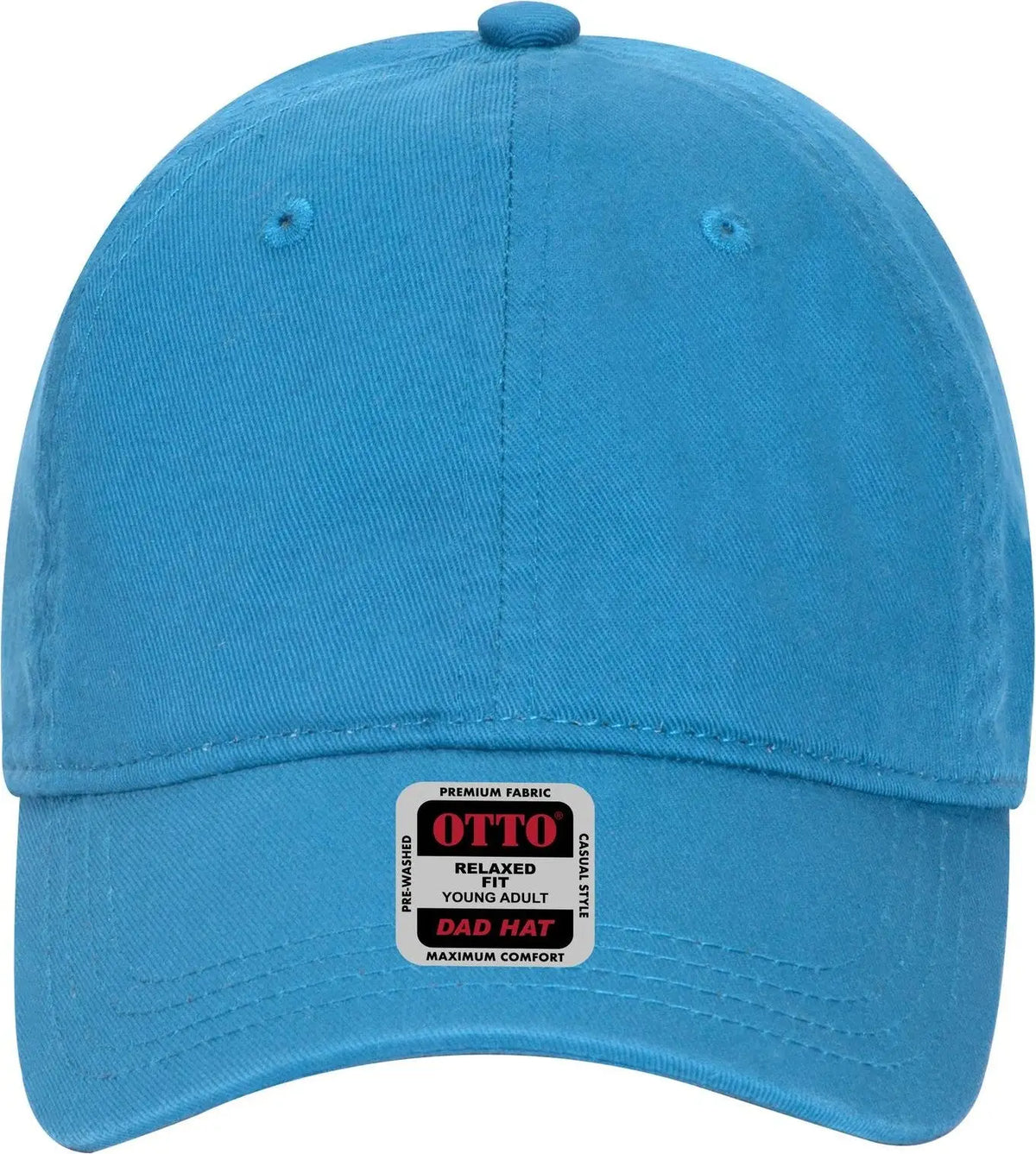 Otto 18-692 6 Panel Low Profile Dad Cap - Lake Blue